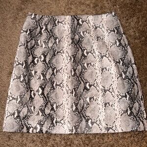 Snake skin skirt